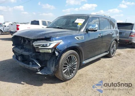 2022 Infiniti Qx80 Sensory Awd from USA, damaged, VIN JN8AZ2BC6N9485295